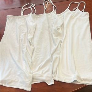 3 Old Navy XL Tall White Cami